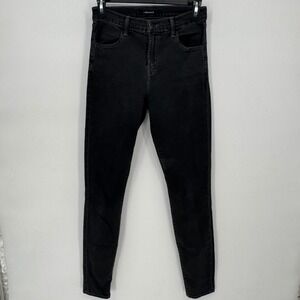 J Brand Maria Jeans Women's Black Wash High Rise‎ Super Skinny Size 26